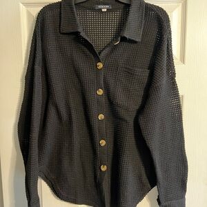 Kokoon Black Button-Up Shirt